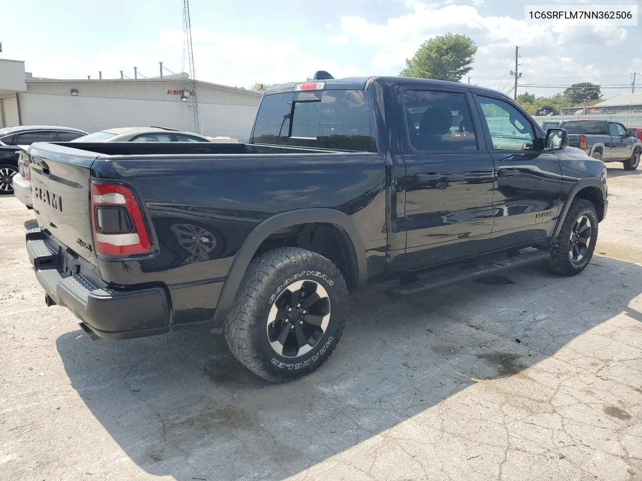 2022 Ram 1500 Rebel VIN: 1C6SRFLM7NN362506 Lot: 69181054