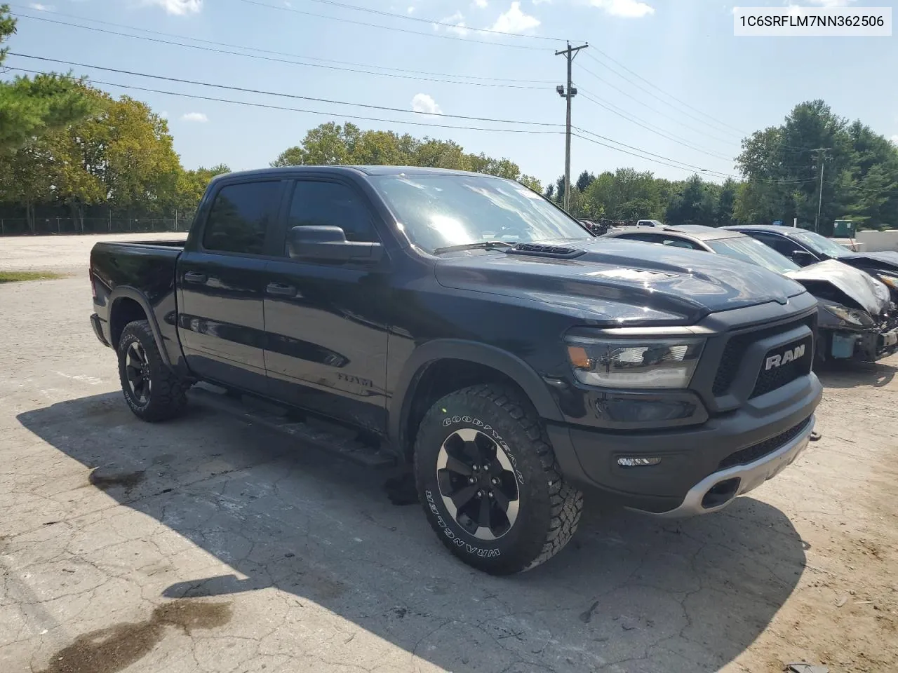 2022 Ram 1500 Rebel VIN: 1C6SRFLM7NN362506 Lot: 69181054