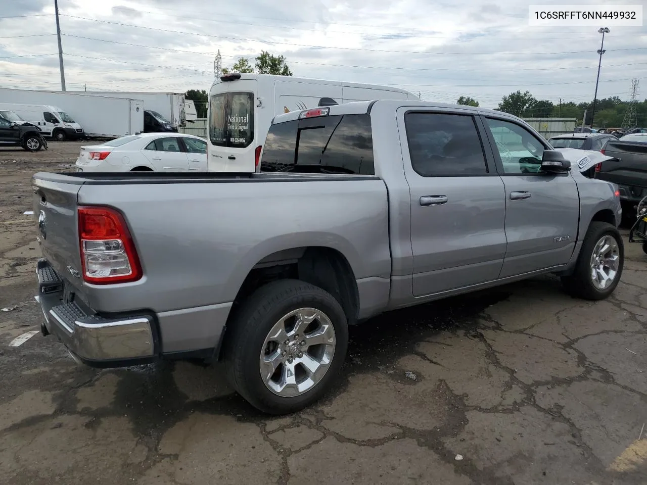 2022 Ram 1500 Big Horn/Lone Star VIN: 1C6SRFFT6NN449932 Lot: 69271654