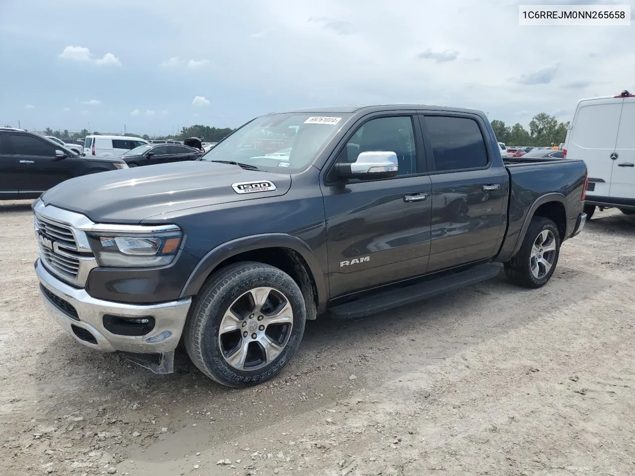 2022 Ram 1500 Laramie VIN: 1C6RREJM0NN265658 Lot: 69761024