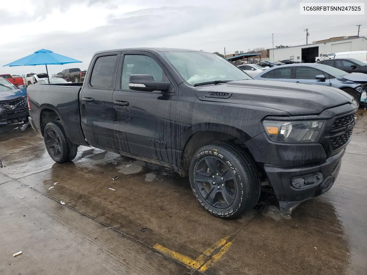 2022 Ram 1500 Big Horn/Lone Star VIN: 1C6SRFBT5NN247525 Lot: 70101734