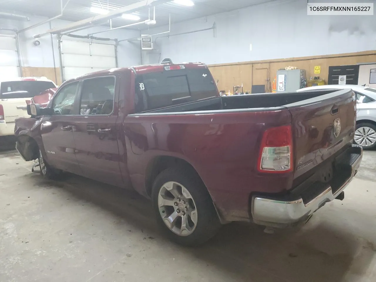 2022 Ram 1500 Big Horn/Lone Star VIN: 1C6SRFFMXNN165227 Lot: 70417034