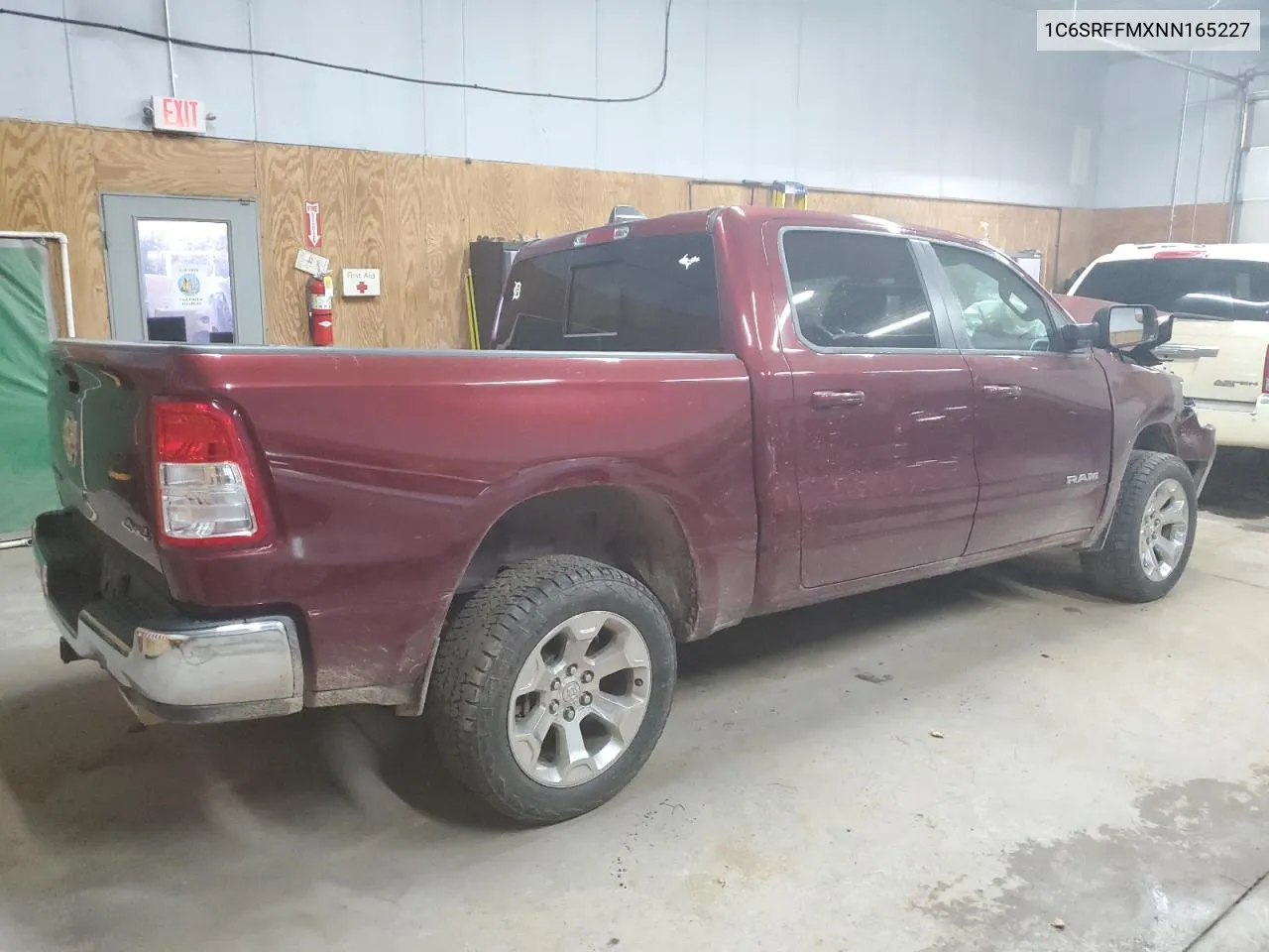 2022 Ram 1500 Big Horn/Lone Star VIN: 1C6SRFFMXNN165227 Lot: 70417034