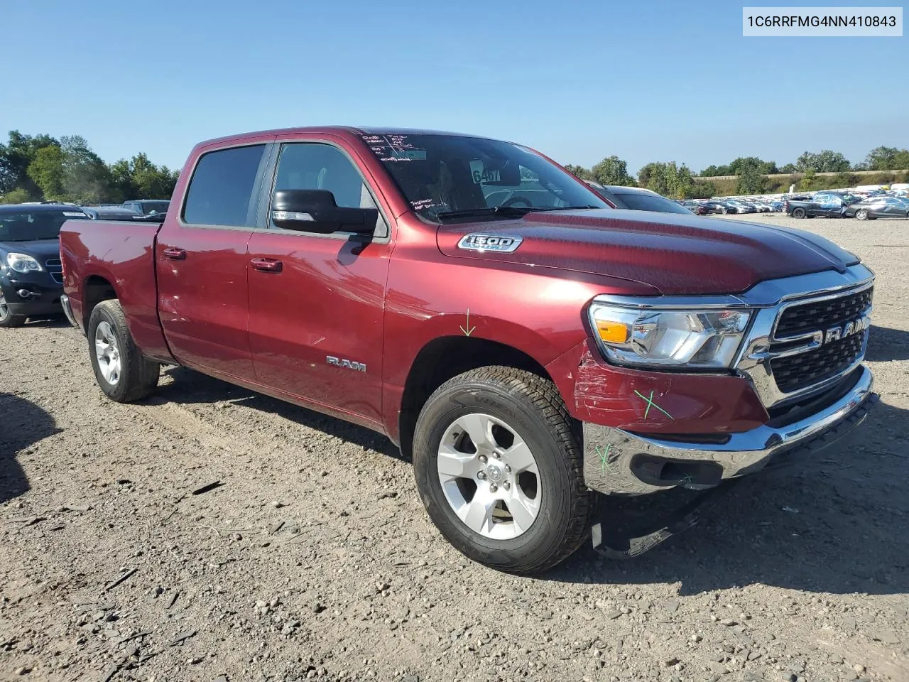 2022 Ram 1500 Big Horn/Lone Star VIN: 1C6RRFMG4NN410843 Lot: 70850084