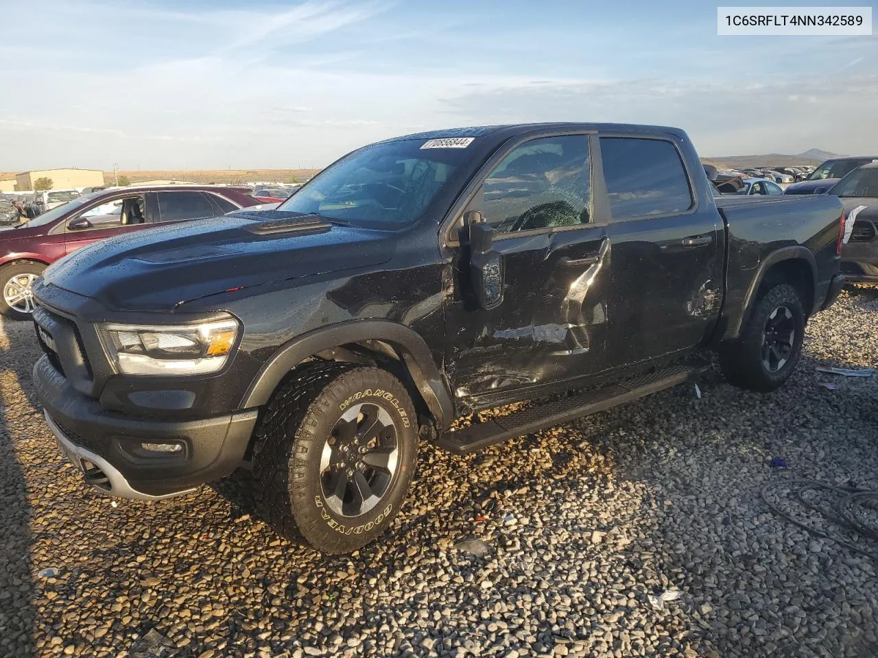 2022 Ram 1500 Rebel VIN: 1C6SRFLT4NN342589 Lot: 70856844