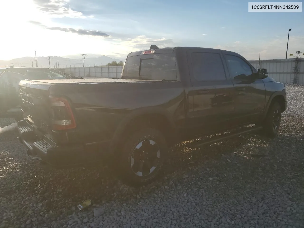 2022 Ram 1500 Rebel VIN: 1C6SRFLT4NN342589 Lot: 70856844