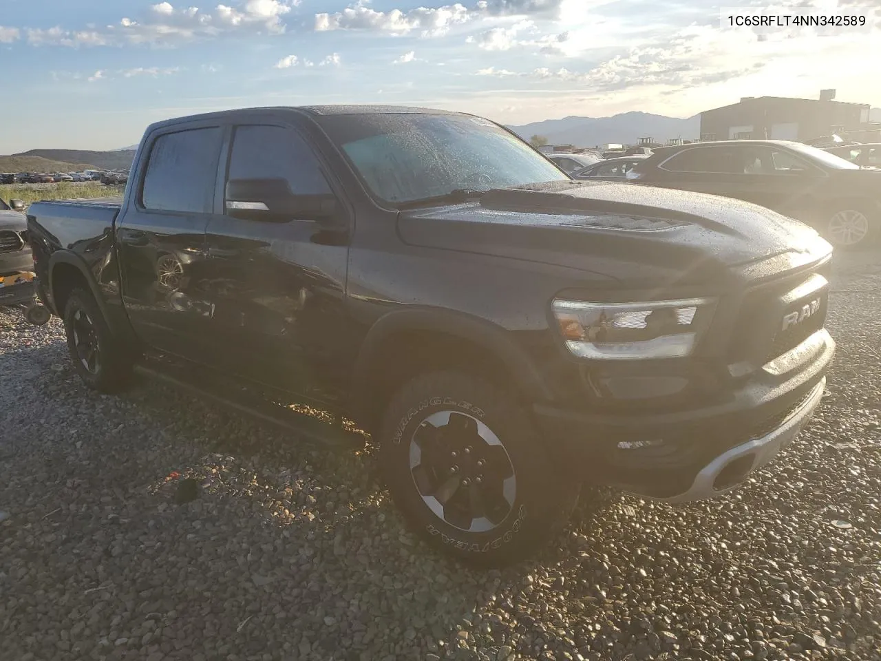 2022 Ram 1500 Rebel VIN: 1C6SRFLT4NN342589 Lot: 70856844