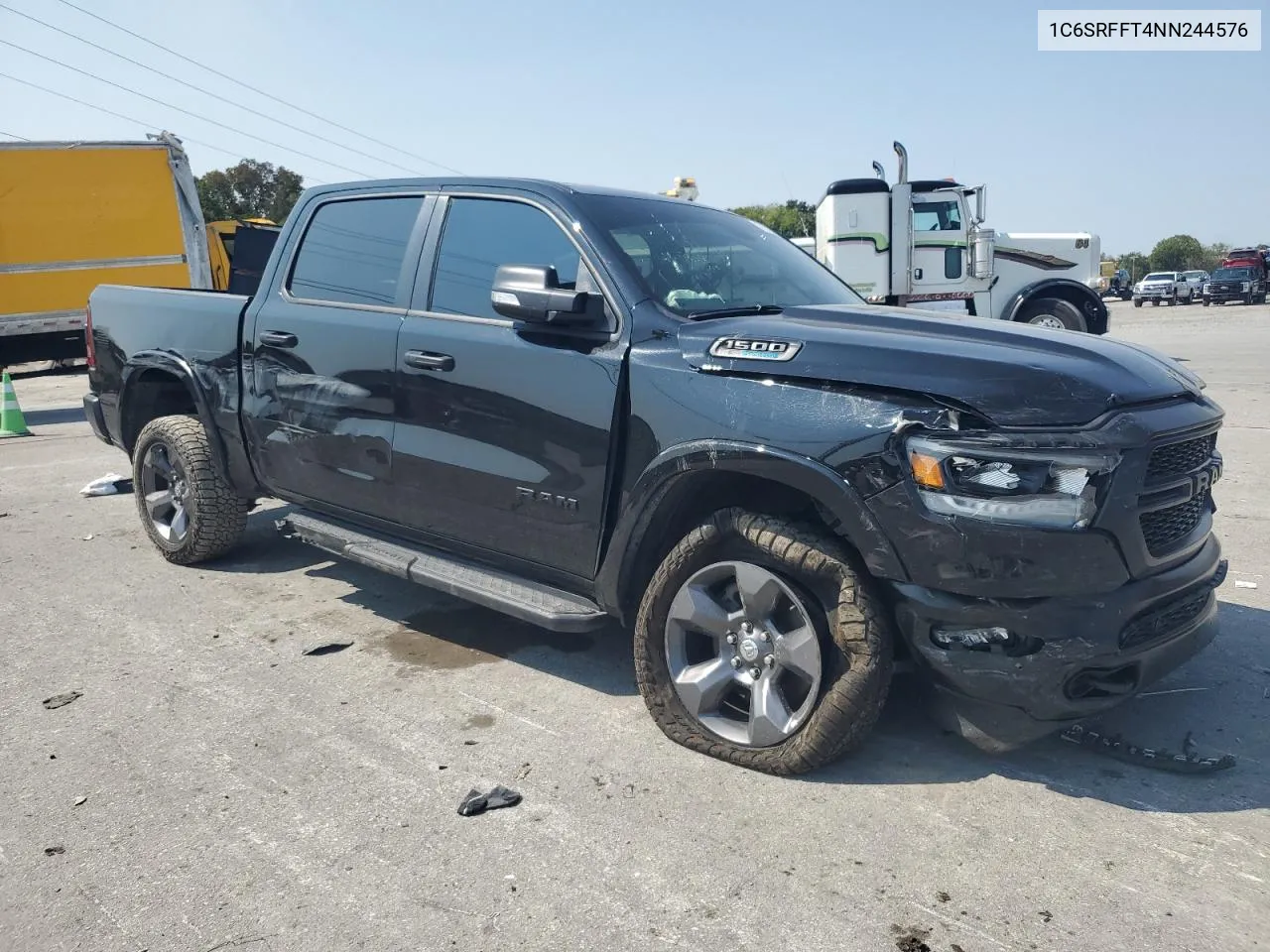 2022 Ram 1500 Big Horn/Lone Star VIN: 1C6SRFFT4NN244576 Lot: 71018194