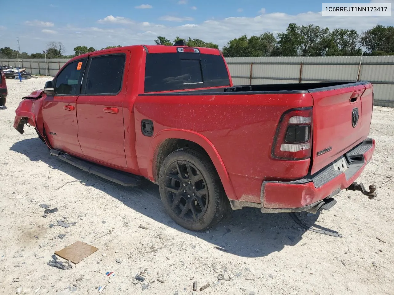 2022 Ram 1500 Laramie VIN: 1C6RREJT1NN173417 Lot: 71023294