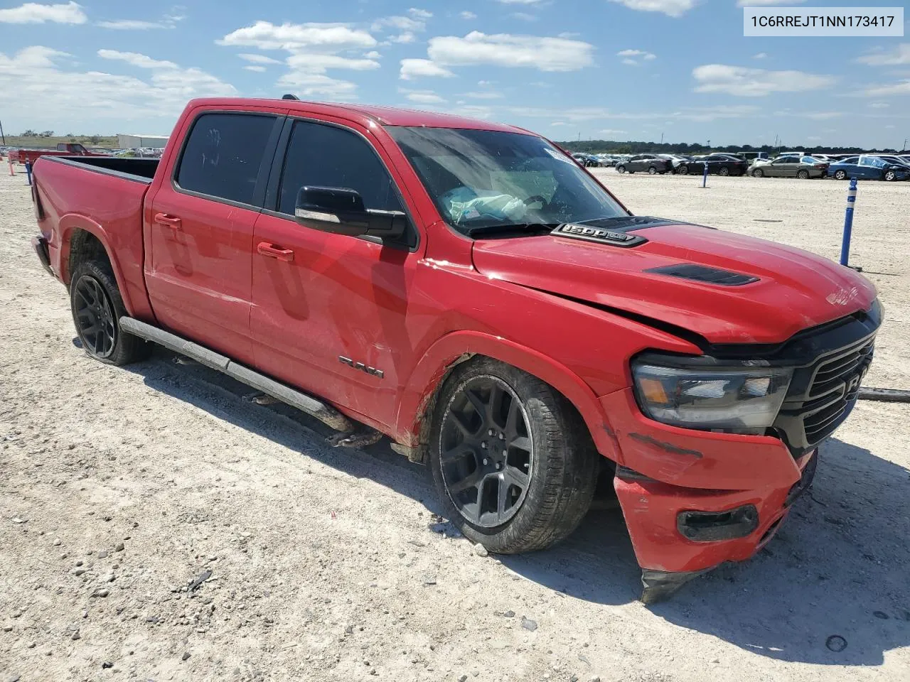 2022 Ram 1500 Laramie VIN: 1C6RREJT1NN173417 Lot: 71023294