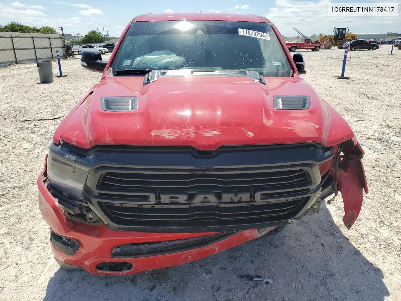 2022 Ram 1500 Laramie VIN: 1C6RREJT1NN173417 Lot: 71023294