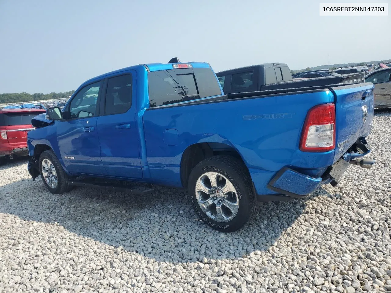 2022 Ram 1500 Big Horn/Lone Star VIN: 1C6SRFBT2NN147303 Lot: 71069534