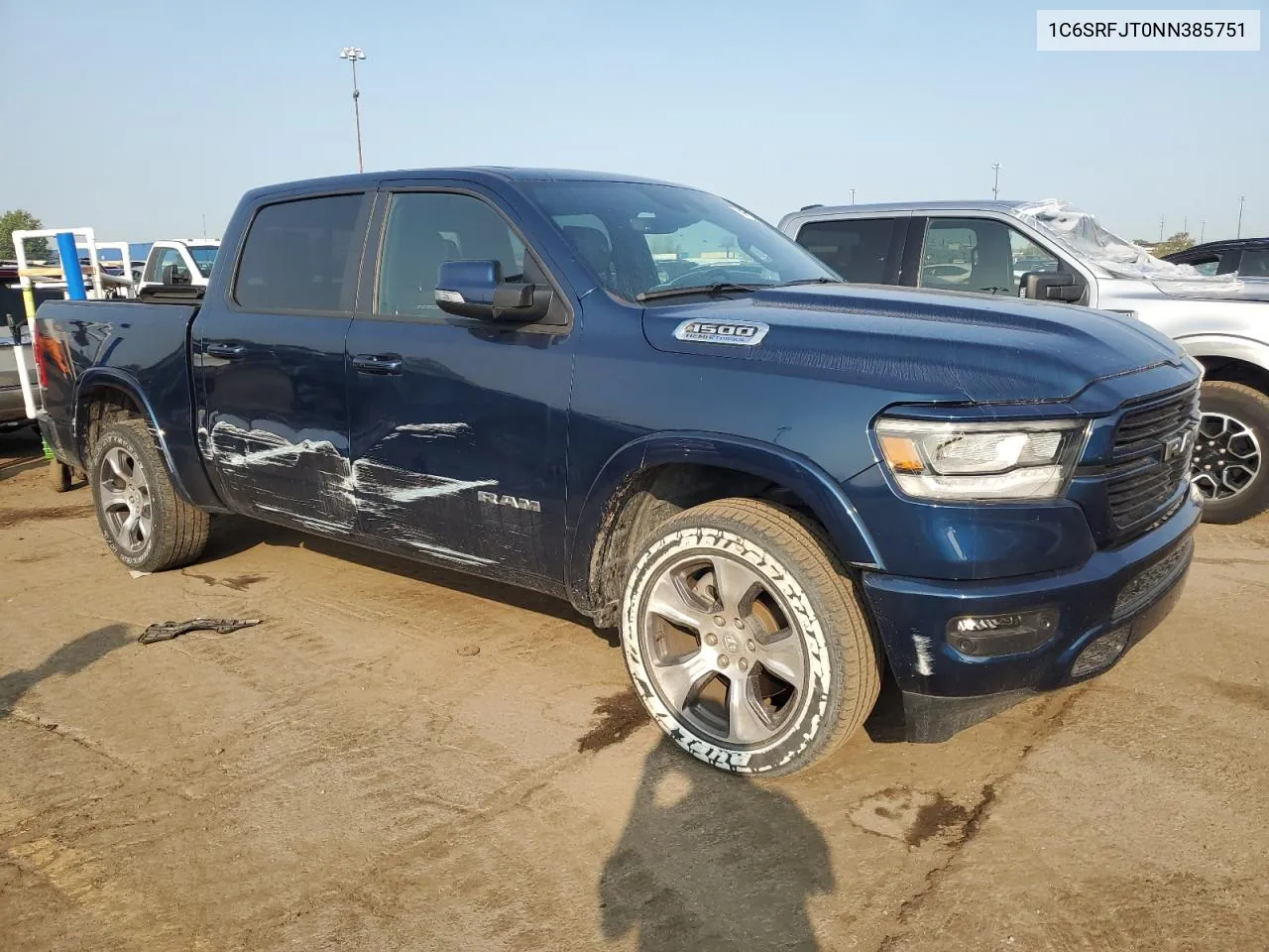 2022 Ram 1500 Laramie VIN: 1C6SRFJT0NN385751 Lot: 71071744