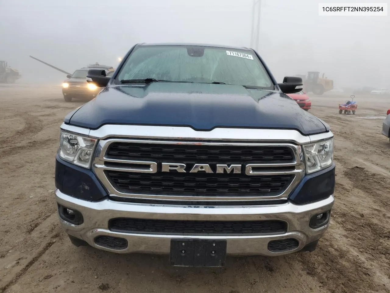 2022 Ram 1500 Big Horn/Lone Star VIN: 1C6SRFFT2NN395254 Lot: 71167304