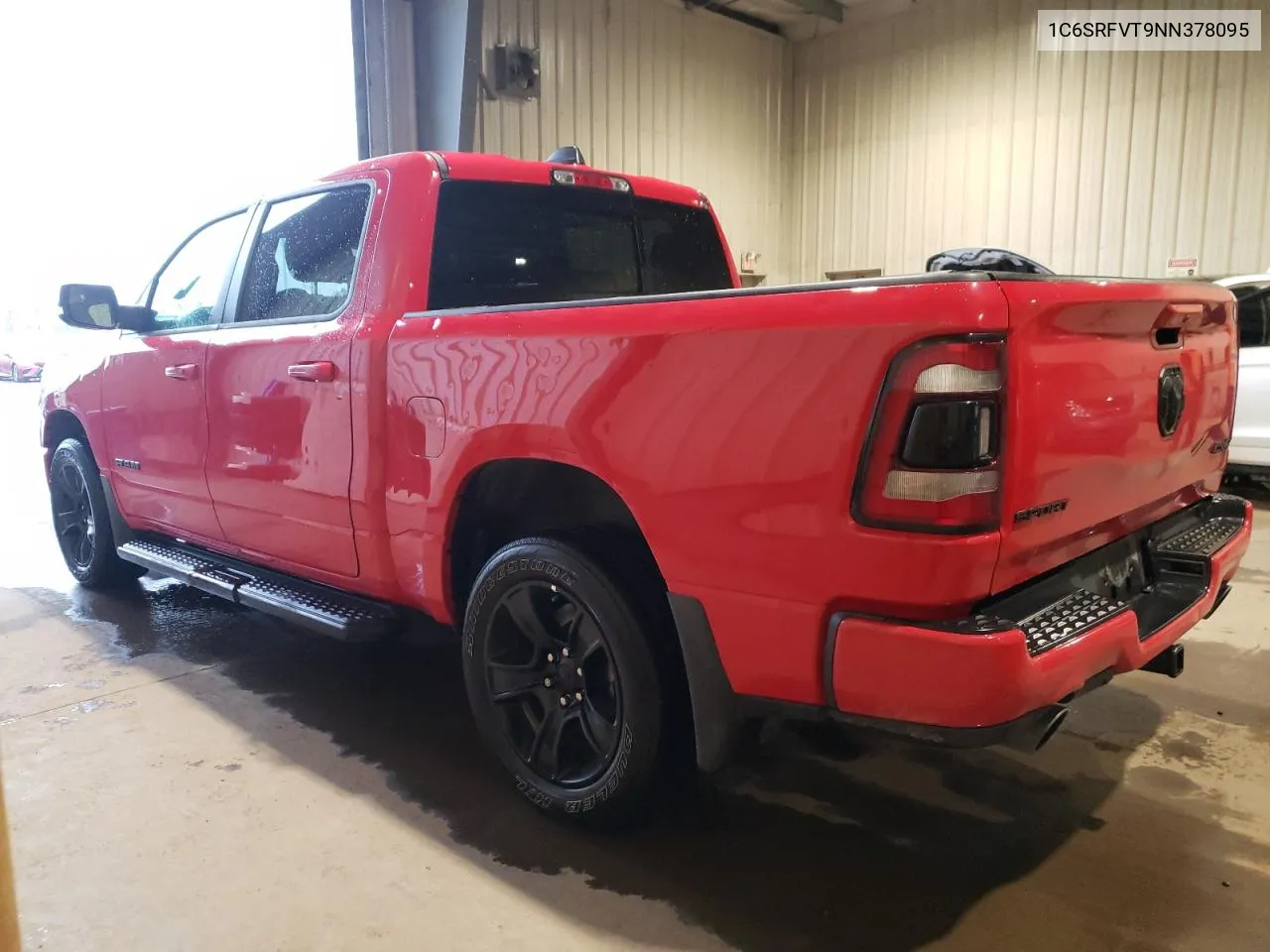 2022 Ram 1500 Sport VIN: 1C6SRFVT9NN378095 Lot: 71258344