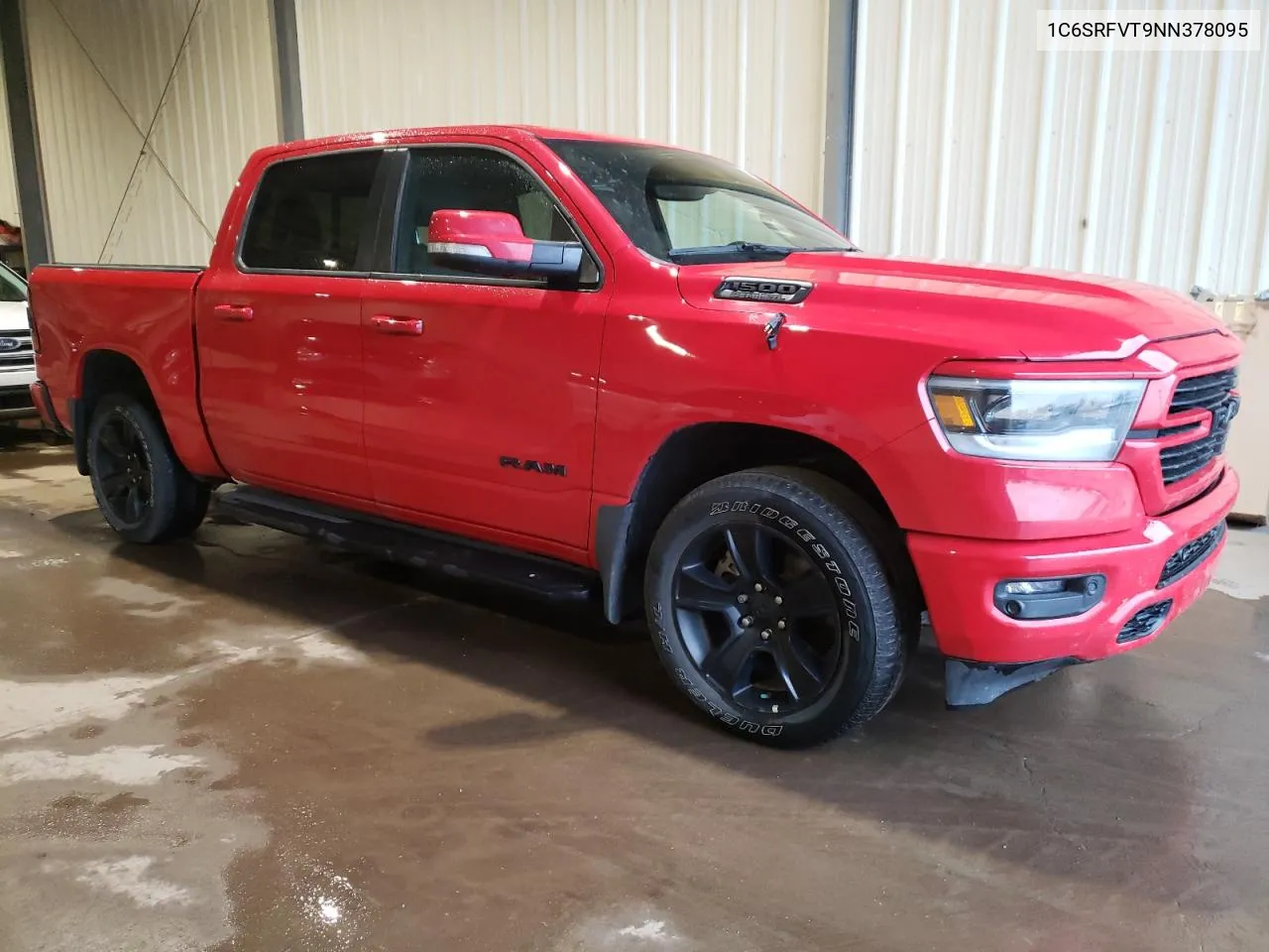 2022 Ram 1500 Sport VIN: 1C6SRFVT9NN378095 Lot: 71258344