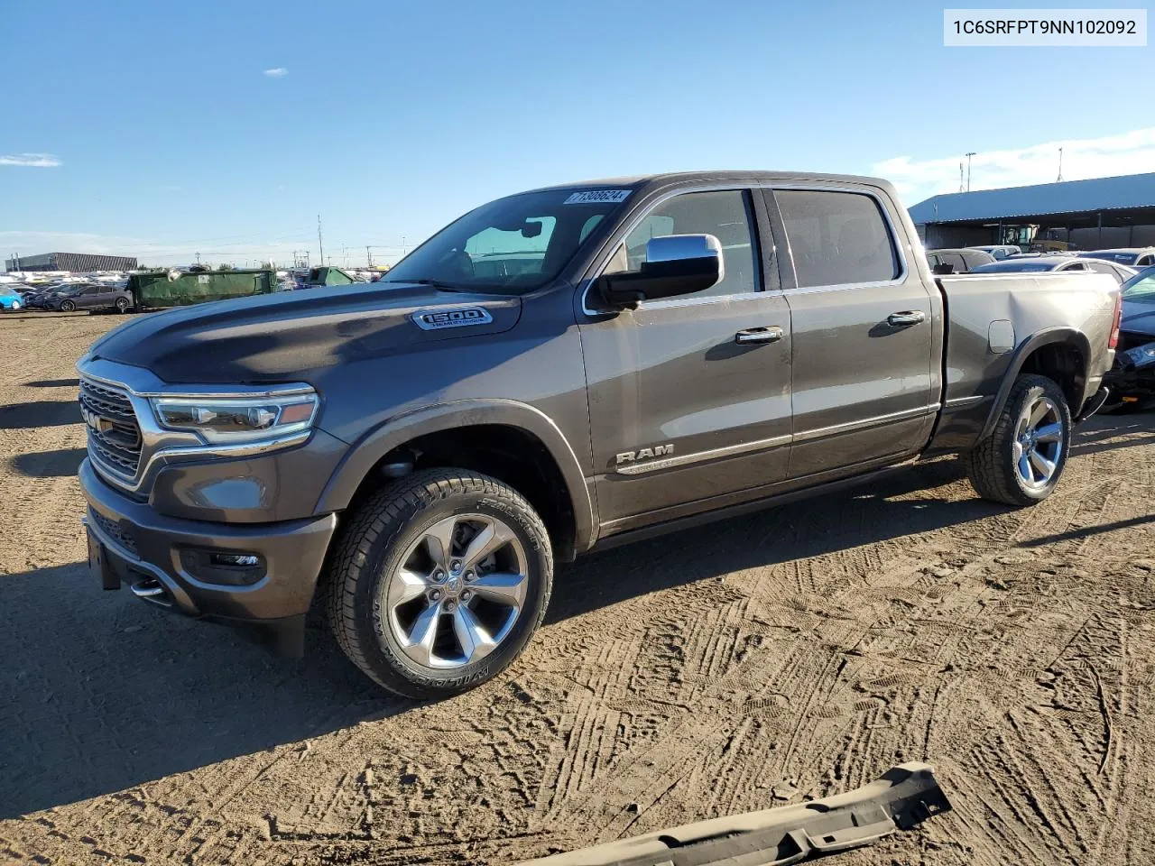 2022 Ram 1500 Limited VIN: 1C6SRFPT9NN102092 Lot: 71308624