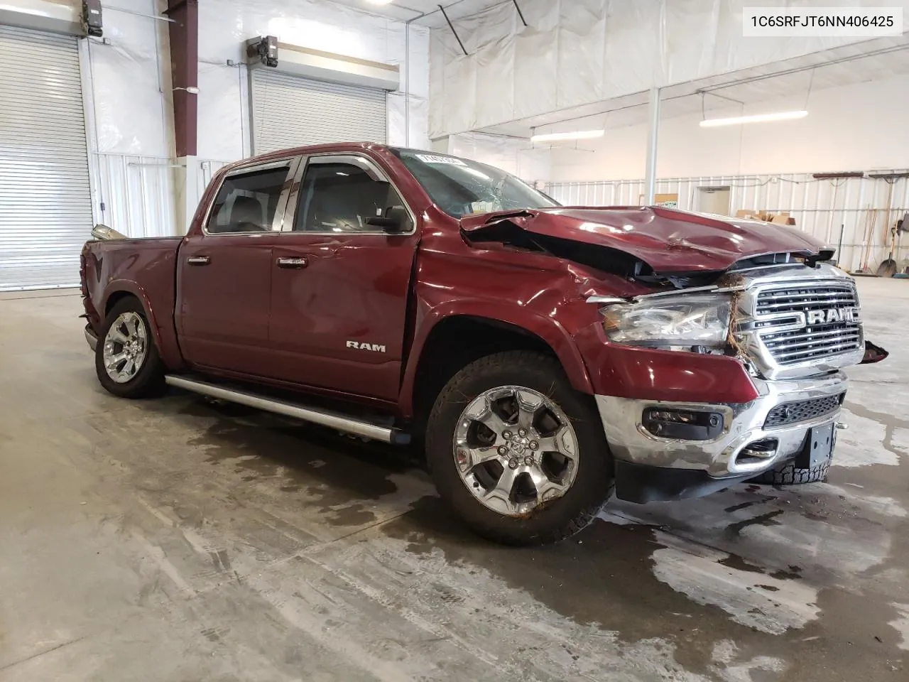 2022 Ram 1500 Laramie VIN: 1C6SRFJT6NN406425 Lot: 71457354