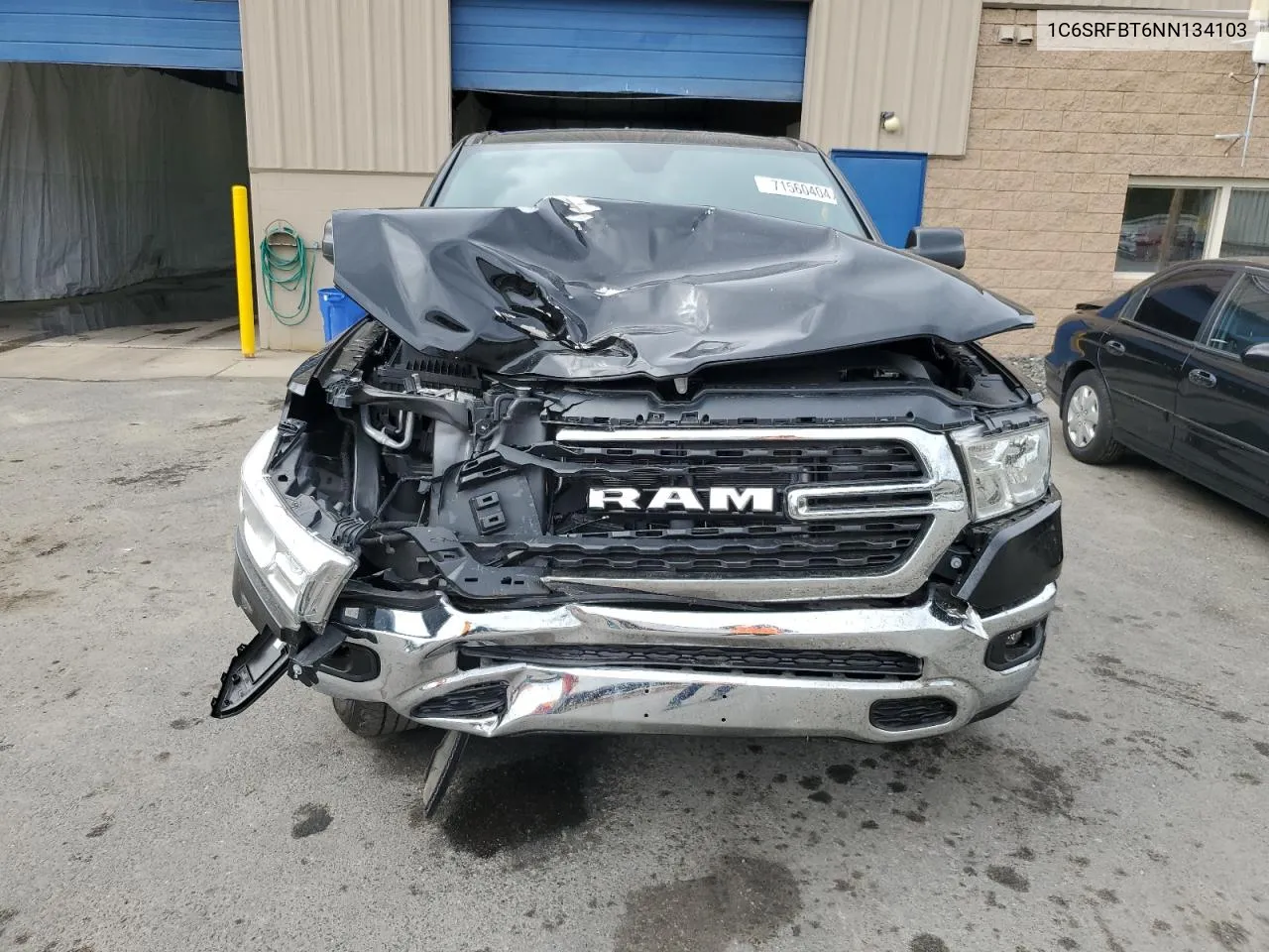 2022 Ram 1500 Big Horn/Lone Star VIN: 1C6SRFBT6NN134103 Lot: 71560404