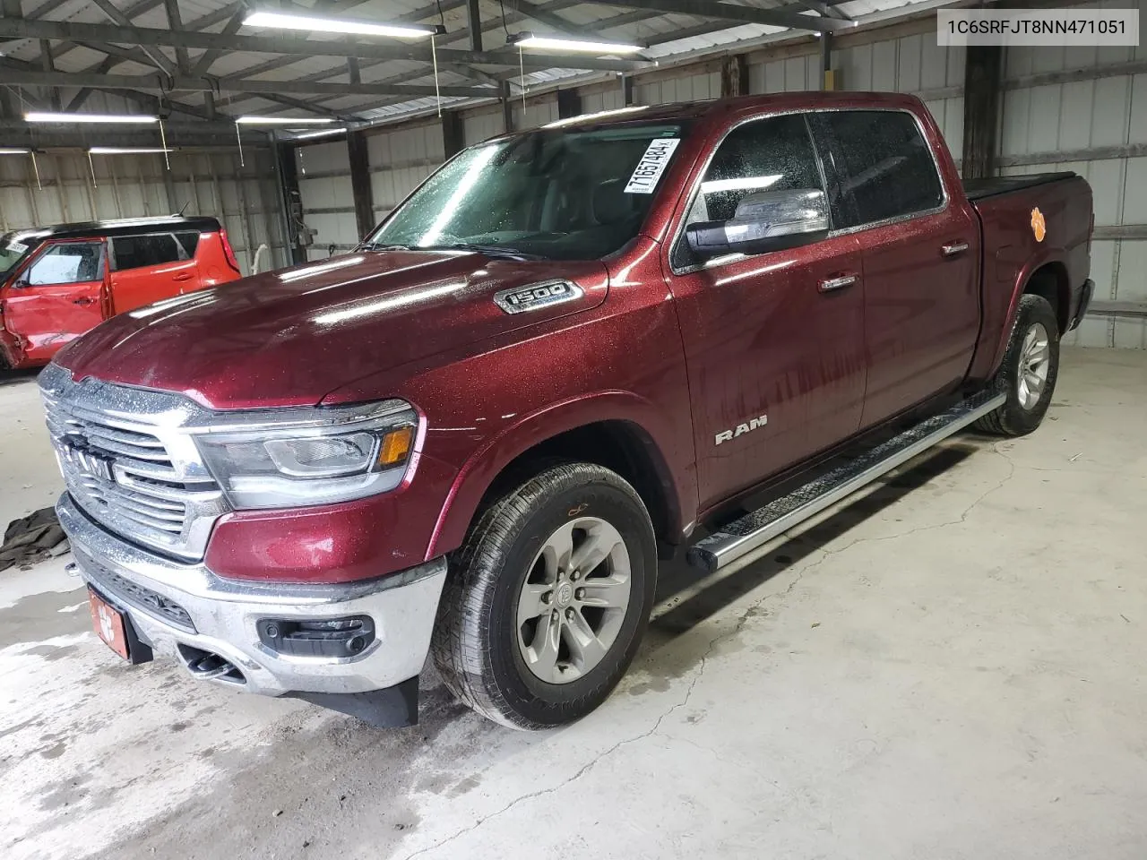 2022 Ram 1500 Laramie VIN: 1C6SRFJT8NN471051 Lot: 71657484