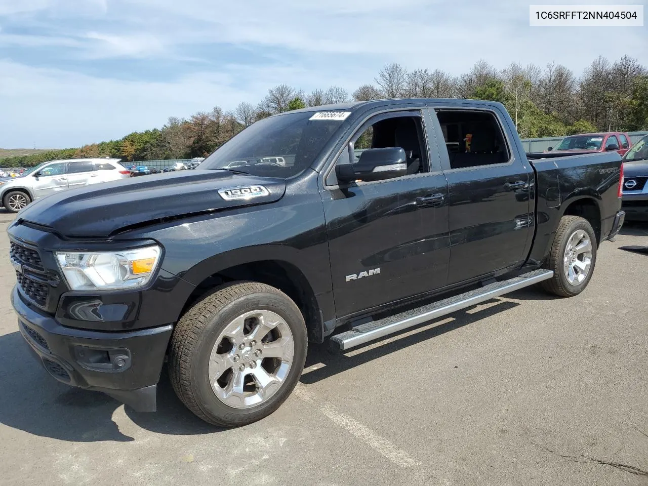 2022 Ram 1500 Big Horn/Lone Star VIN: 1C6SRFFT2NN404504 Lot: 71665674