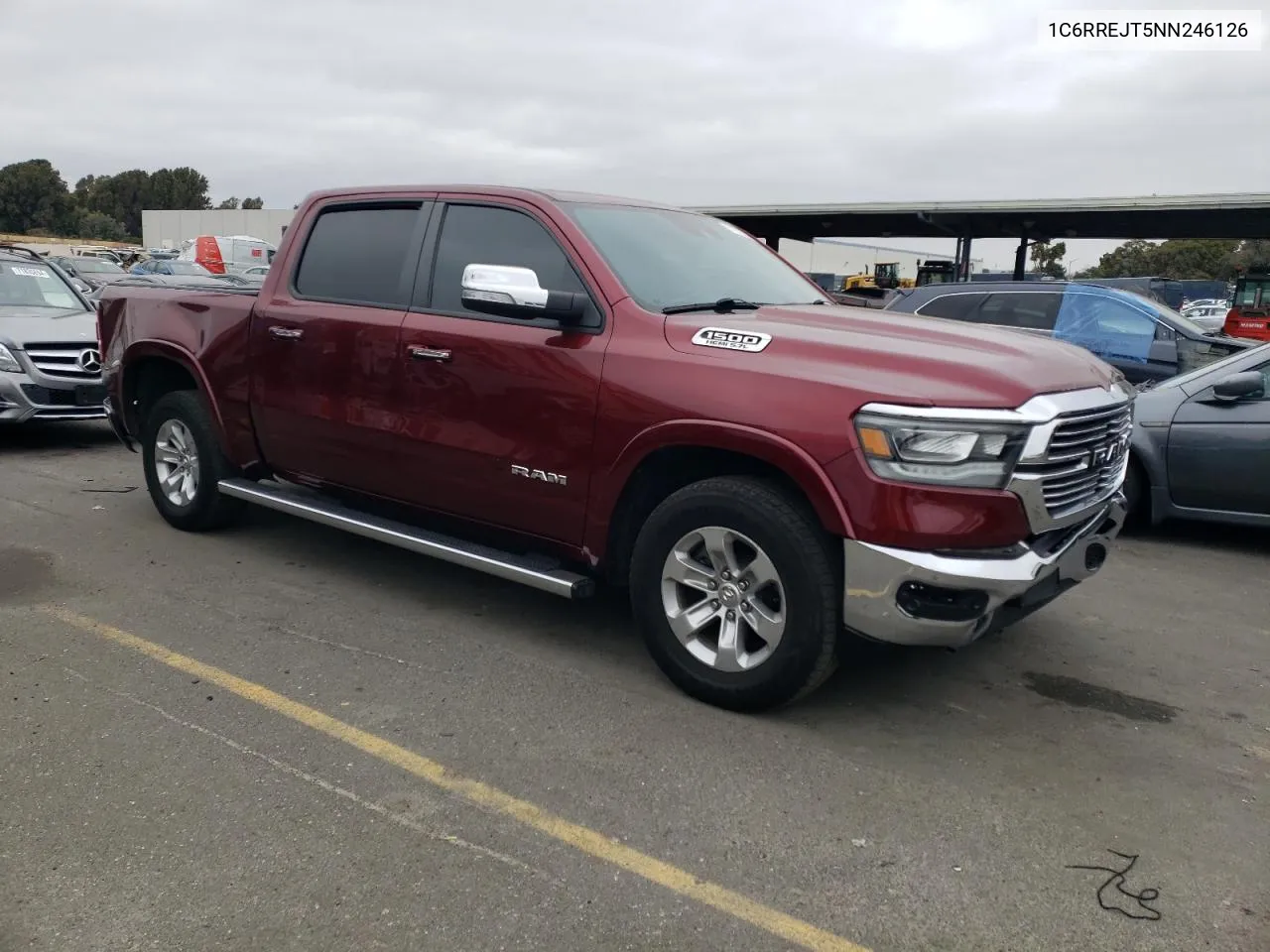 2022 Ram 1500 Laramie VIN: 1C6RREJT5NN246126 Lot: 71779034