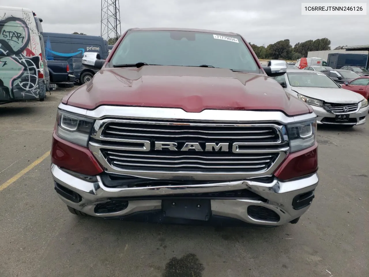 2022 Ram 1500 Laramie VIN: 1C6RREJT5NN246126 Lot: 71779034