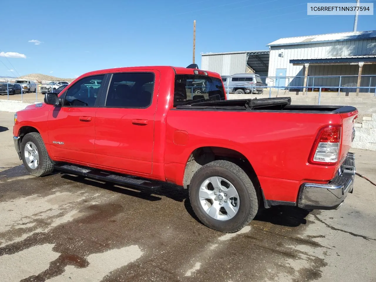 2022 Ram 1500 Big Horn/Lone Star VIN: 1C6RREFT1NN377594 Lot: 71817764