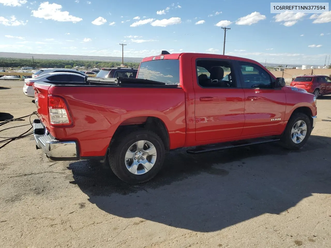 2022 Ram 1500 Big Horn/Lone Star VIN: 1C6RREFT1NN377594 Lot: 71817764