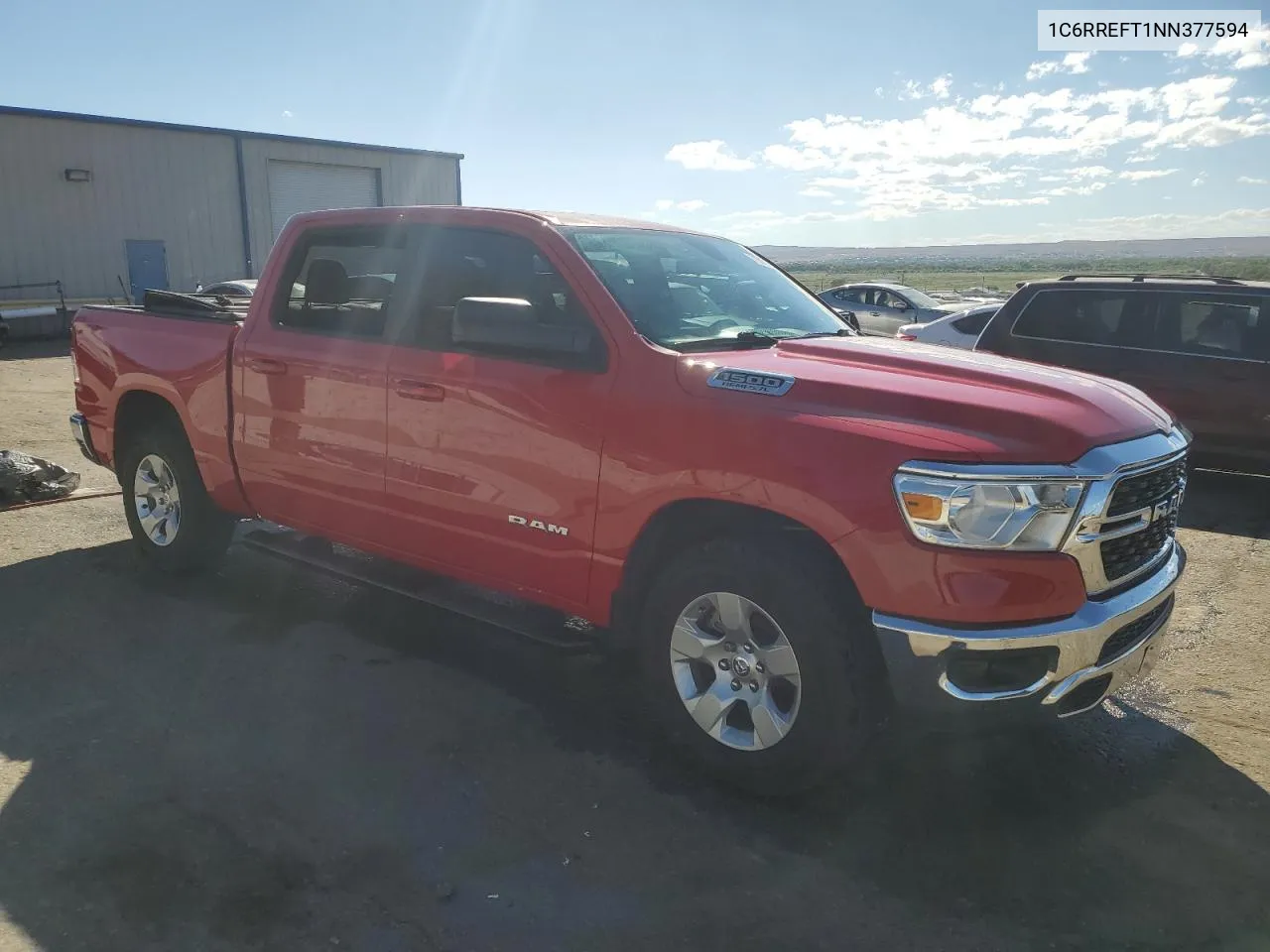 2022 Ram 1500 Big Horn/Lone Star VIN: 1C6RREFT1NN377594 Lot: 71817764