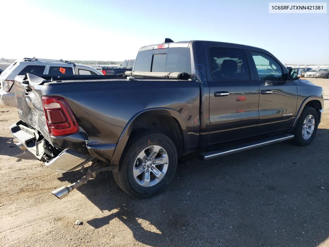 2022 Ram 1500 Laramie VIN: 1C6SRFJTXNN421381 Lot: 71969394