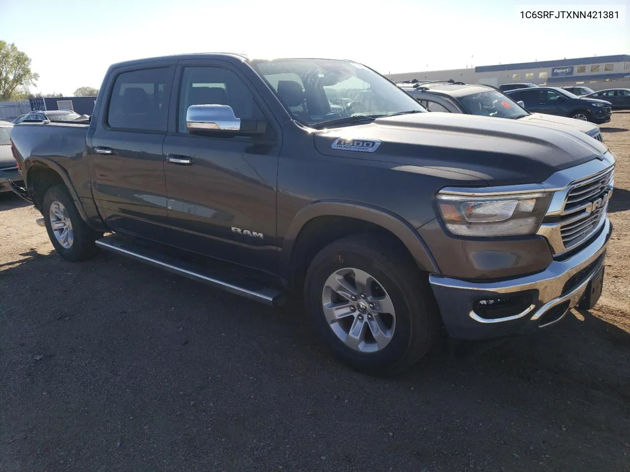 2022 Ram 1500 Laramie VIN: 1C6SRFJTXNN421381 Lot: 71969394