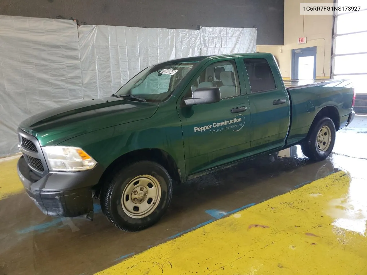 2022 Ram 1500 Classic Tradesman VIN: 1C6RR7FG1NS173927 Lot: 72000844