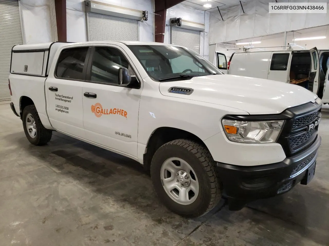 2022 Ram 1500 Tradesman VIN: 1C6RRFGG3NN438466 Lot: 72006314