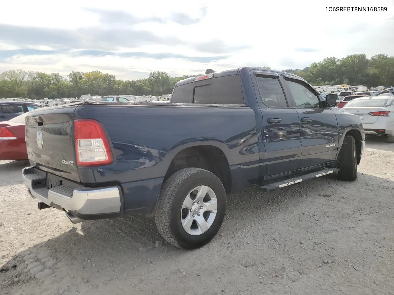 2022 Ram 1500 Big Horn/Lone Star VIN: 1C6SRFBT8NN168589 Lot: 72019174