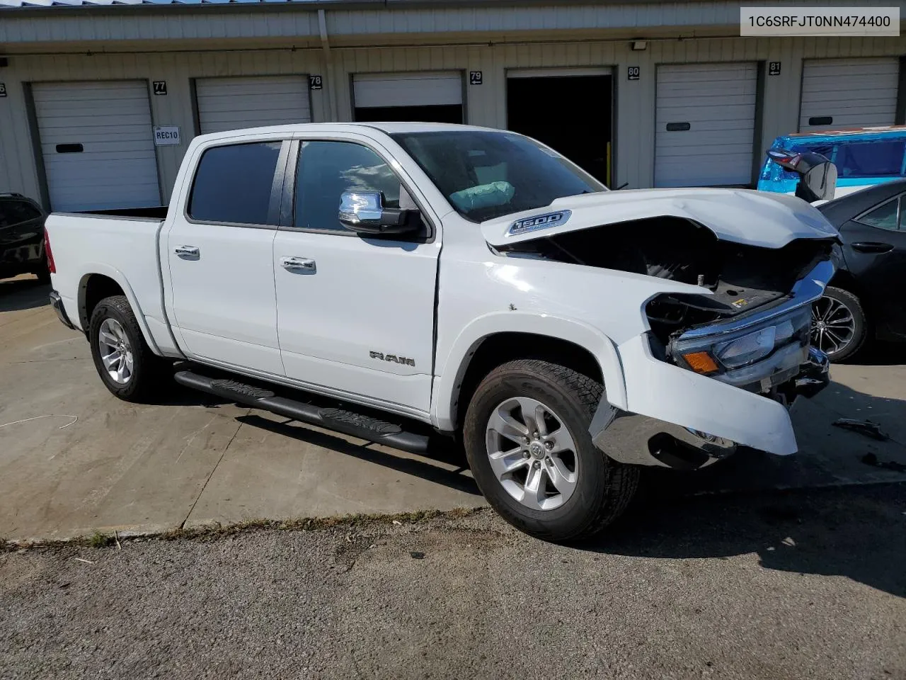 2022 Ram 1500 Laramie VIN: 1C6SRFJT0NN474400 Lot: 72037294