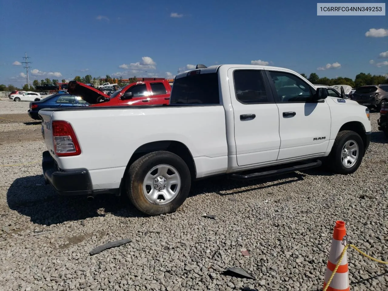 2022 Ram 1500 Tradesman VIN: 1C6RRFCG4NN349253 Lot: 72160014