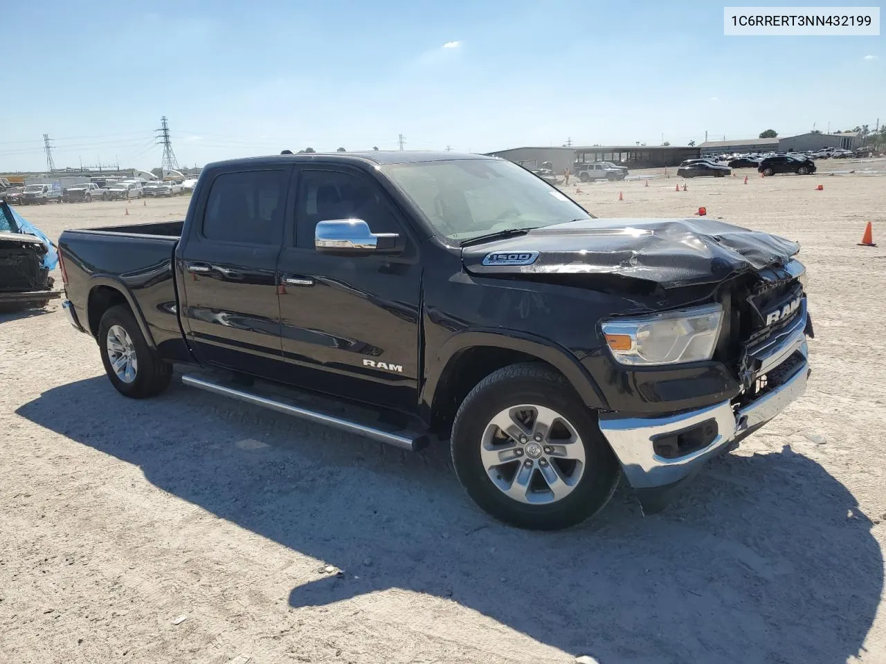 2022 Ram 1500 Laramie VIN: 1C6RRERT3NN432199 Lot: 72253504