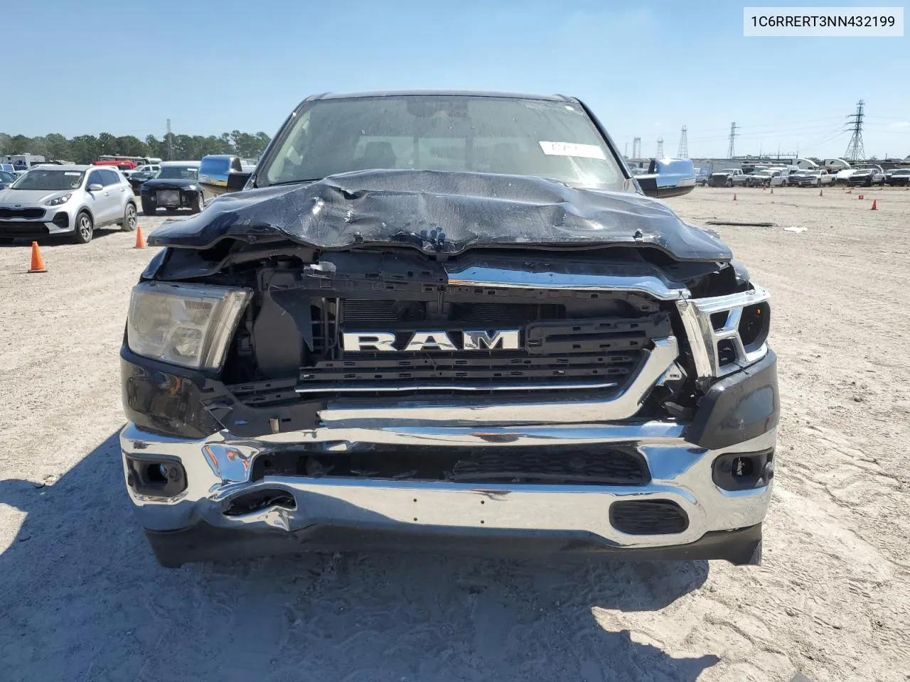 2022 Ram 1500 Laramie VIN: 1C6RRERT3NN432199 Lot: 72253504