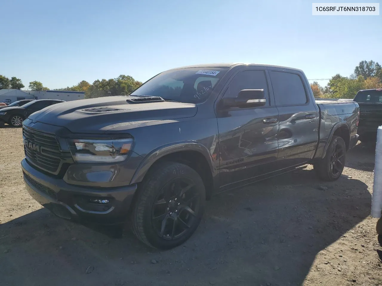 2022 Ram 1500 Laramie VIN: 1C6SRFJT6NN318703 Lot: 72440154