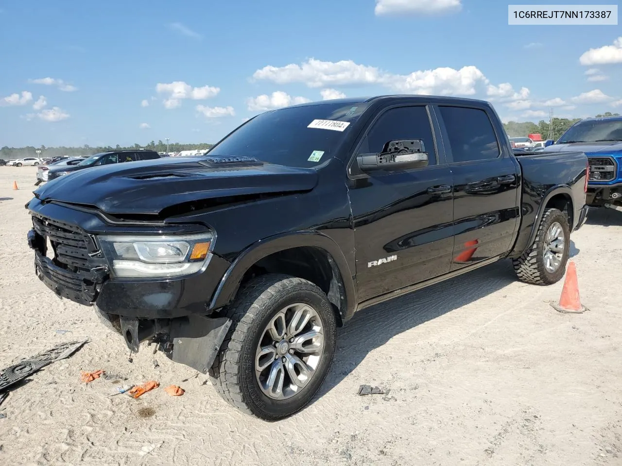 2022 Ram 1500 Laramie VIN: 1C6RREJT7NN173387 Lot: 72777804