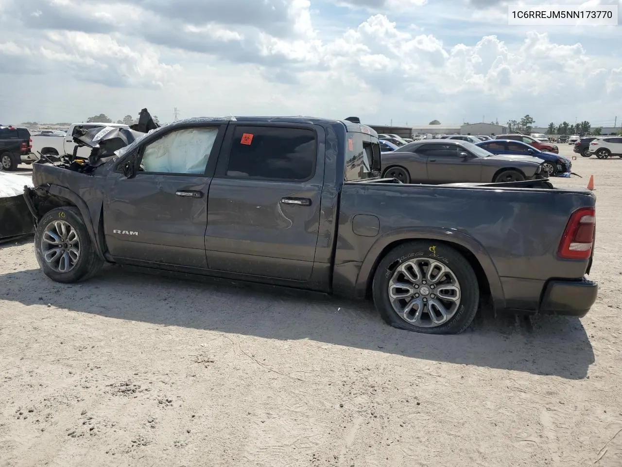 2022 Ram 1500 Laramie VIN: 1C6RREJM5NN173770 Lot: 72835314