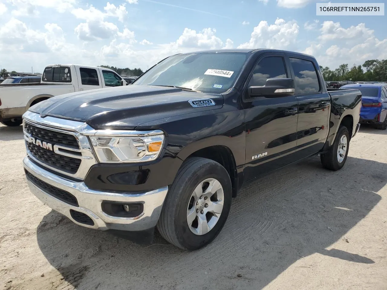 2022 Ram 1500 Big Horn/Lone Star VIN: 1C6RREFT1NN265751 Lot: 72940544