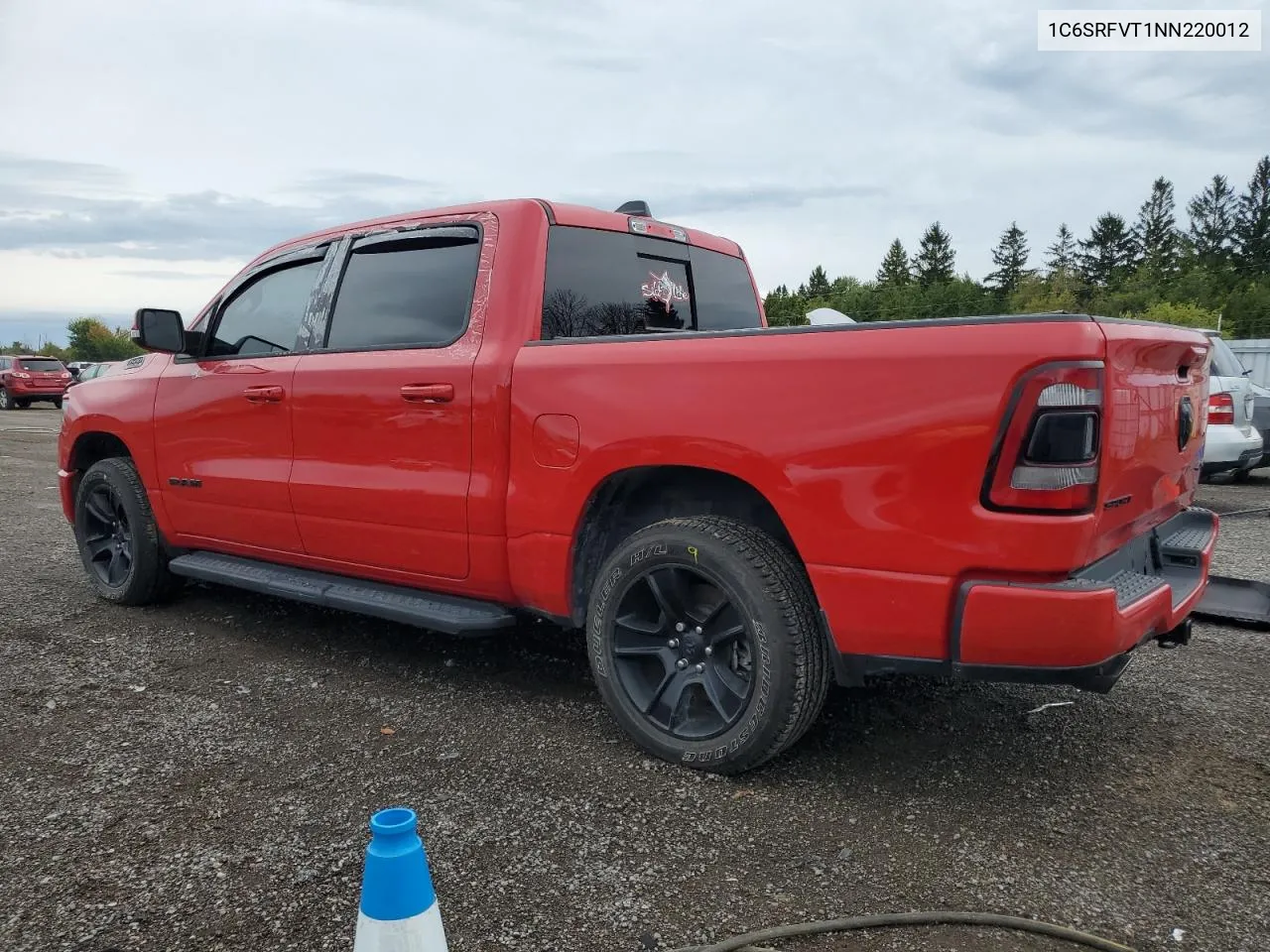 2022 Ram 1500 Sport VIN: 1C6SRFVT1NN220012 Lot: 73102364