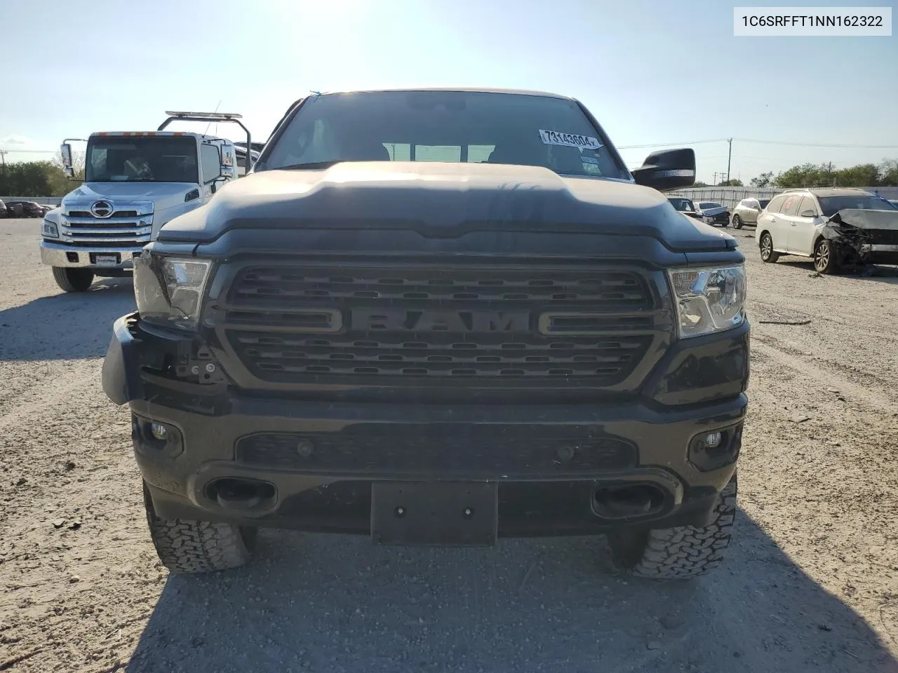 2022 Ram 1500 Big Horn/Lone Star VIN: 1C6SRFFT1NN162322 Lot: 73143604