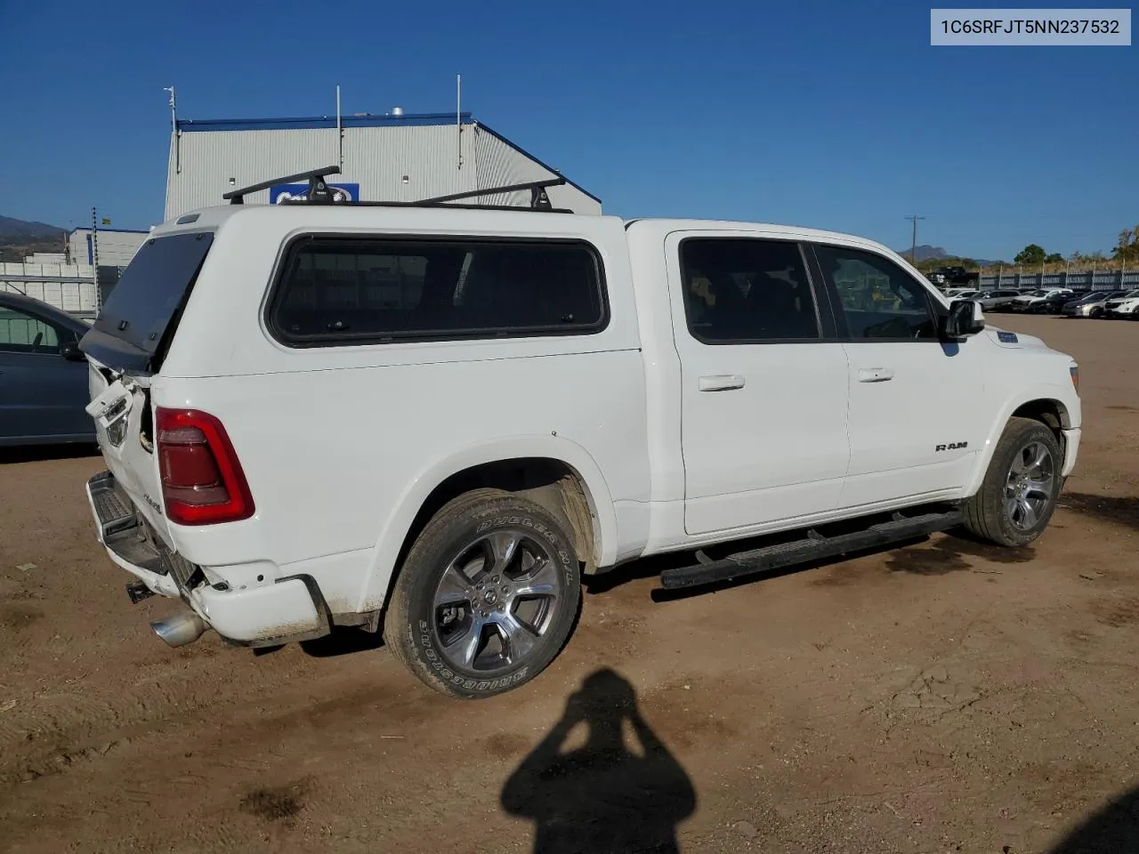 2022 Ram 1500 Laramie VIN: 1C6SRFJT5NN237532 Lot: 73538744