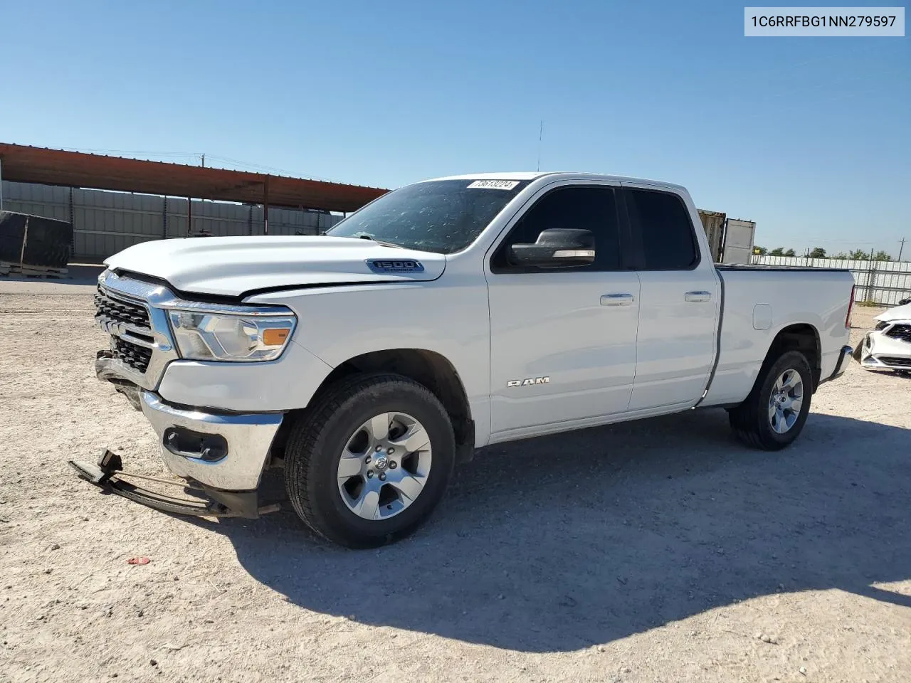 2022 Ram 1500 Big Horn/Lone Star VIN: 1C6RRFBG1NN279597 Lot: 73613224