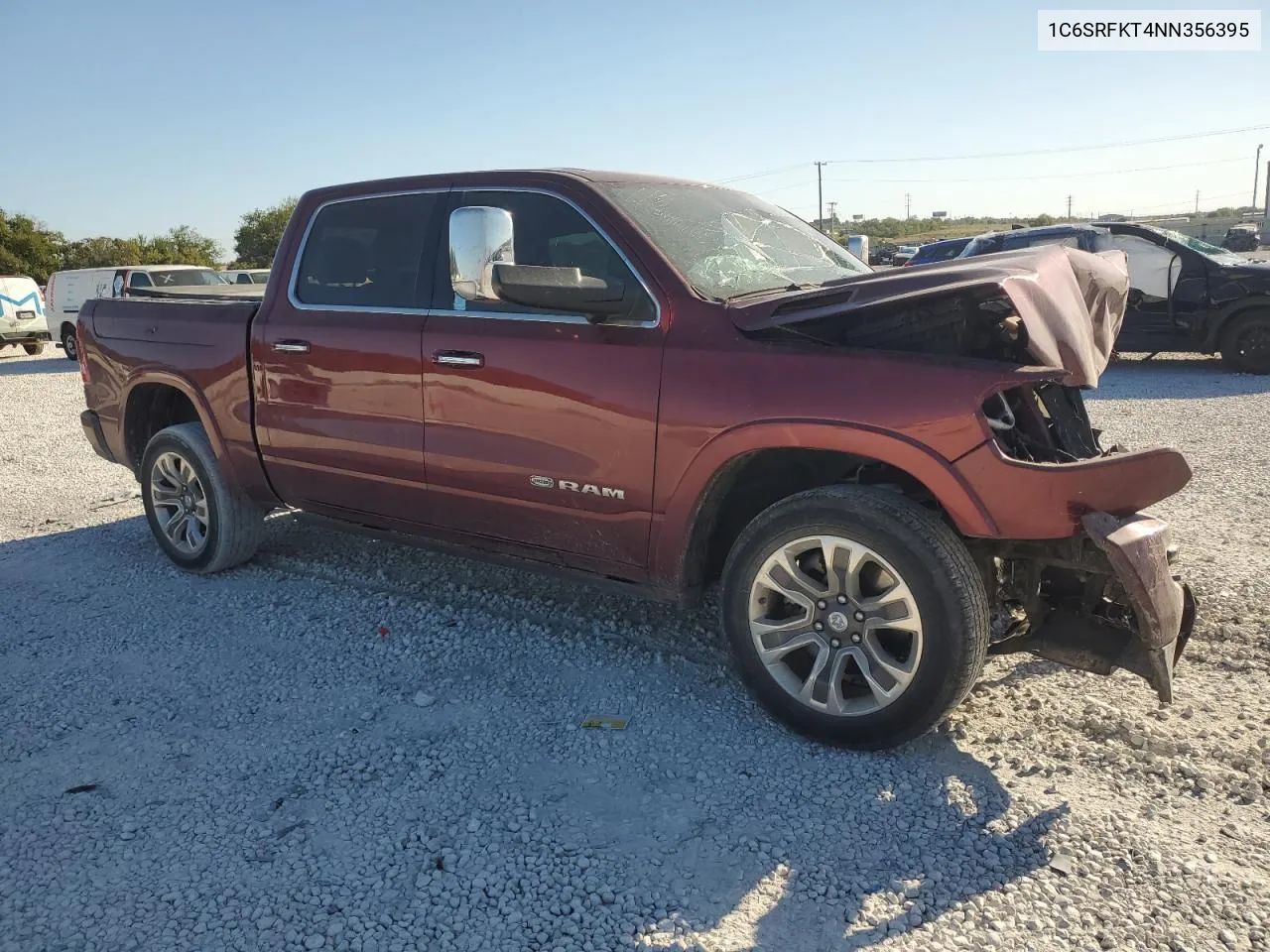 2022 Ram 1500 Longhorn VIN: 1C6SRFKT4NN356395 Lot: 73632144