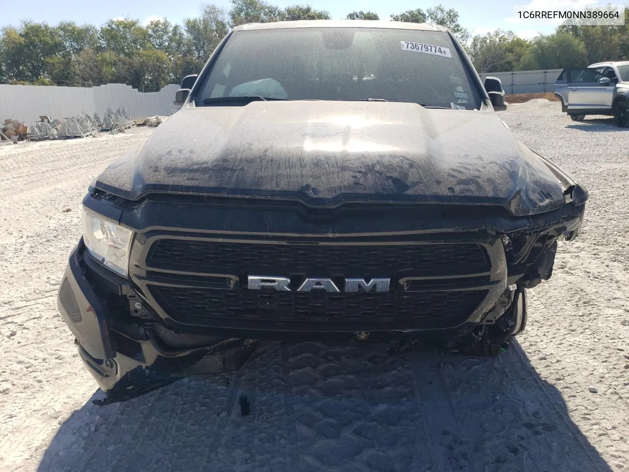 2022 Ram 1500 Big Horn/Lone Star VIN: 1C6RREFM0NN389664 Lot: 73679774