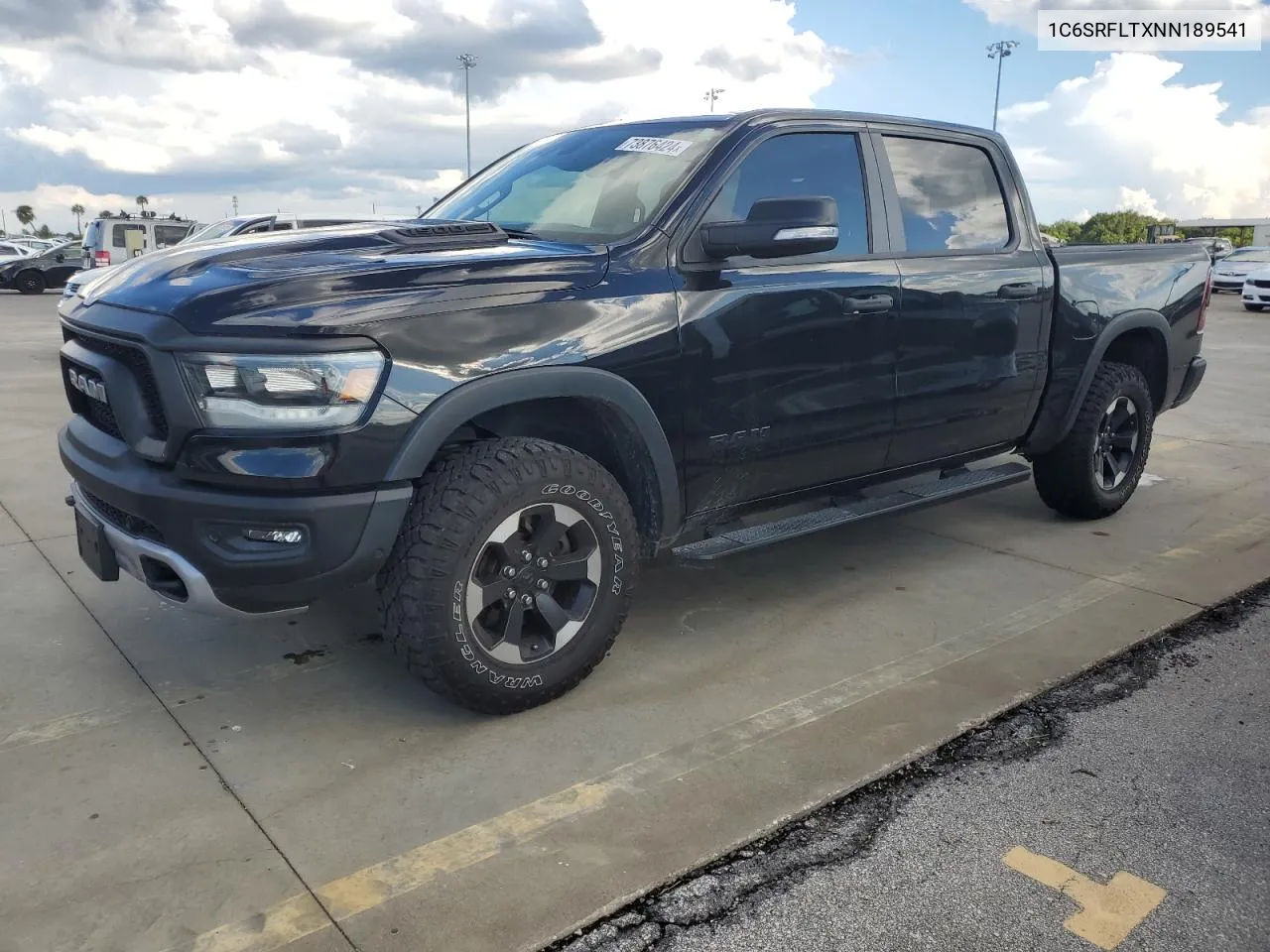 2022 Ram 1500 Rebel VIN: 1C6SRFLTXNN189541 Lot: 73876424